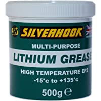 Los mejores  - Silverhook SGPG01 - Lata de Grasa de Litio EP2- 500 g
